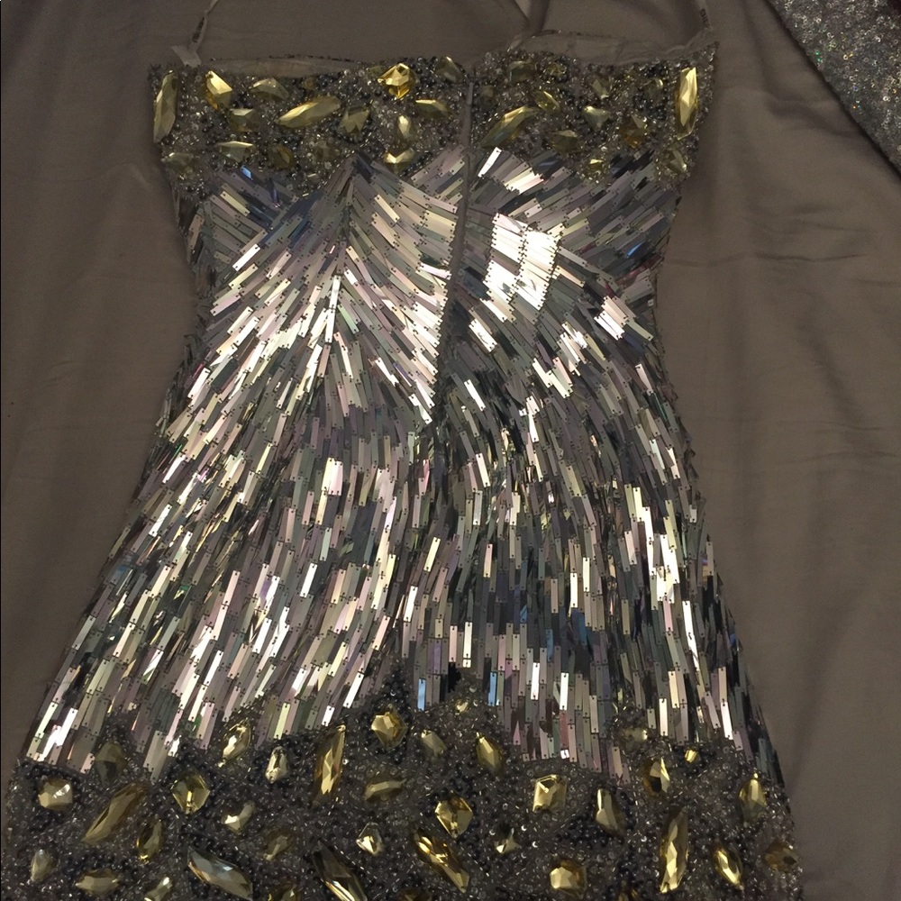Silver Sherrihill dress